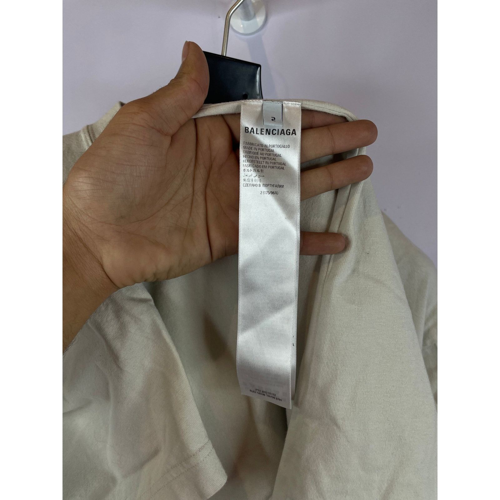 Balenciaga Balenciaga XXXL Tee Beige Black New With Tags Small Size US S / EU 44-46 / 1 - 5 Thumbnail