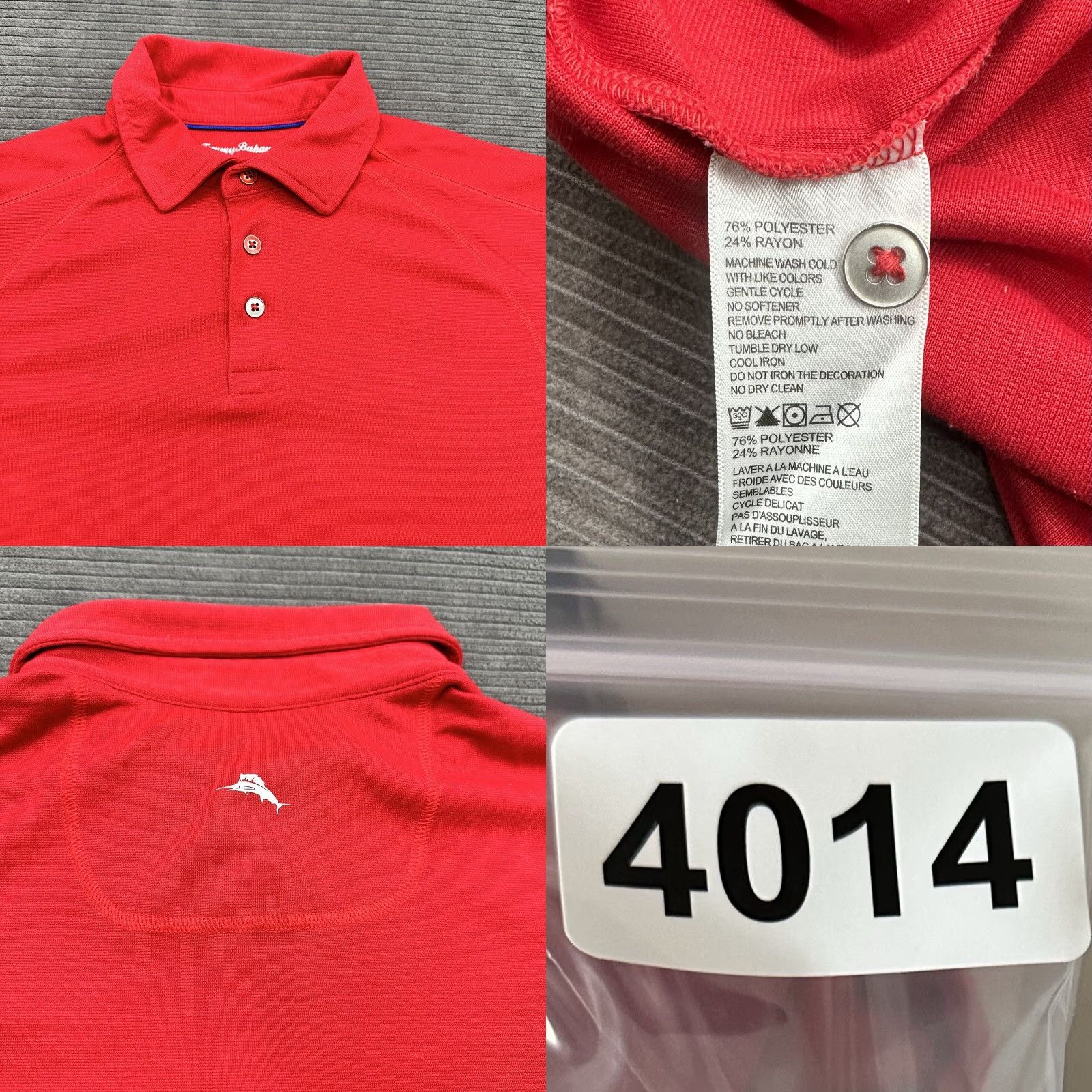 Tommy Bahama Tommy Bahama Polo Shirt Men Medium Red Short Sleeve Golfing Shirt Golf Polo Beach Theme Mens Size US M / EU 48-50 / 2 - 8 Thumbnail