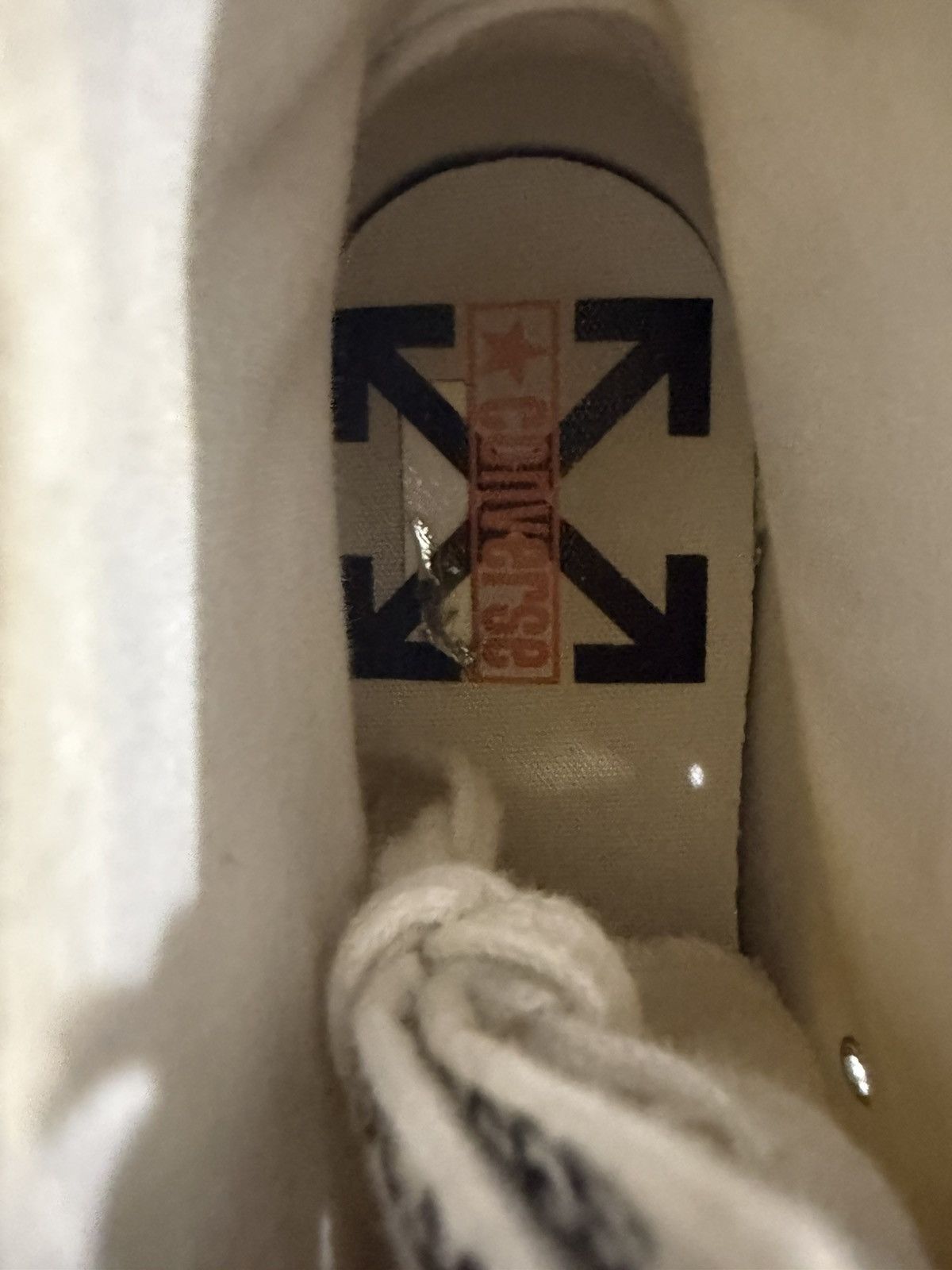 Converse × Off-White Off white converse sz 9.5 Size US 9.5 / EU 42-43 - 6 Thumbnail