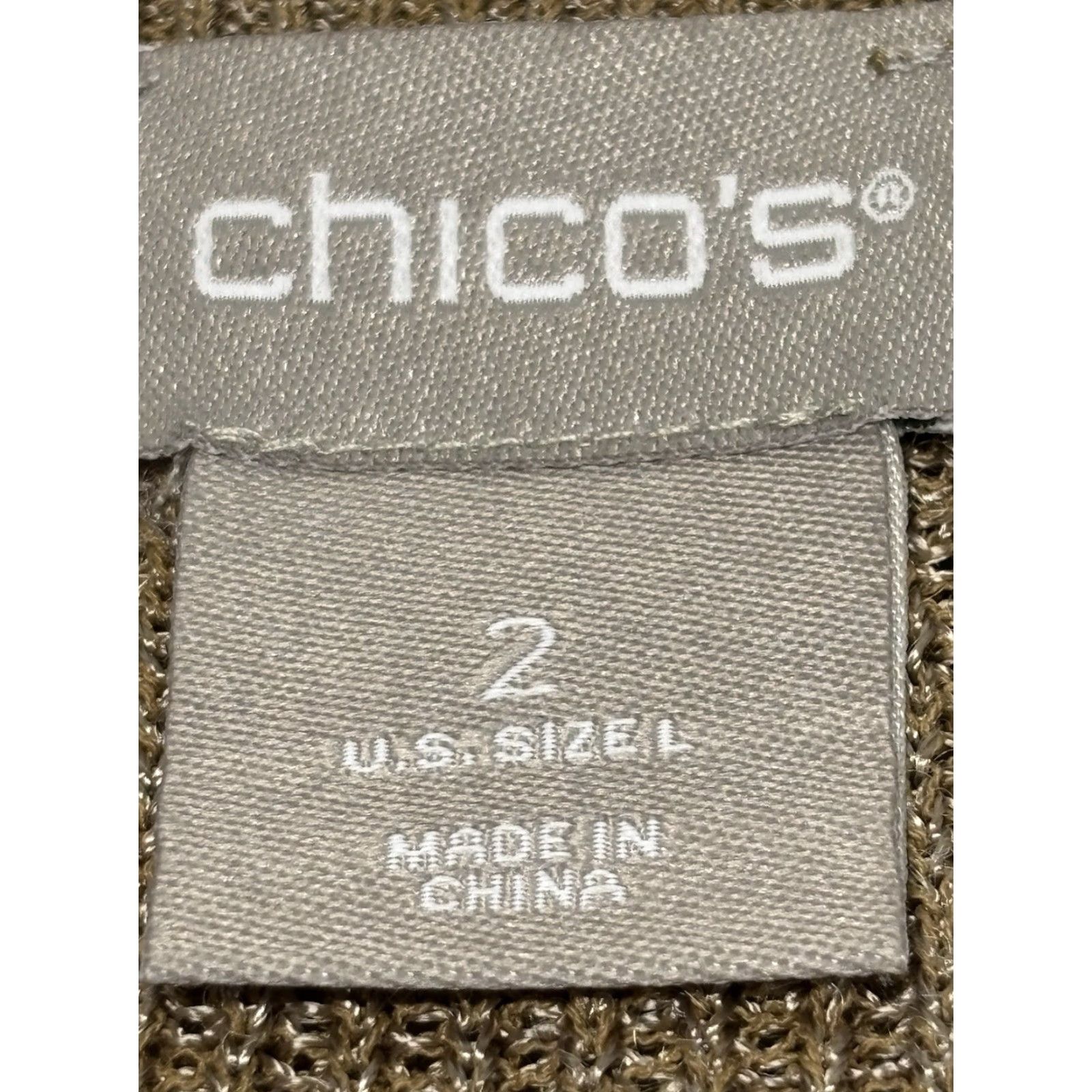 Vintage Chicos Side Twist Sweater Sz 2 US Large Women’s Brown Tunic Classic Size L / US 10 / IT 46 - 7 Thumbnail
