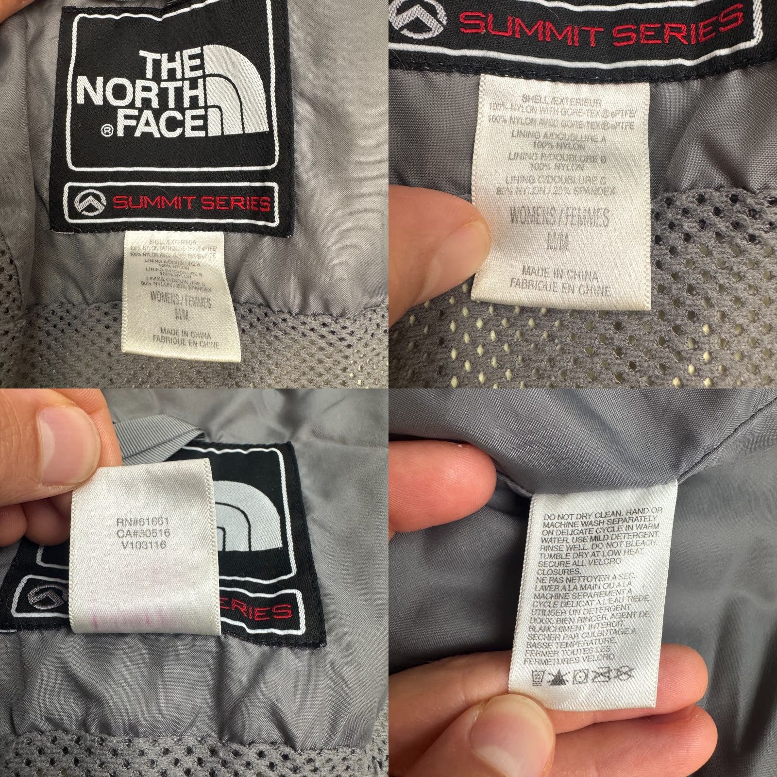 The North Face VINTAGE The North Face Summit Series Gore-Tex XCR Hoodie Jacket Womens M Blue Logo Zipper Pockets Mid-Length Full Zip Size M / US 6-8 / IT 42-44 - 9 Thumbnail