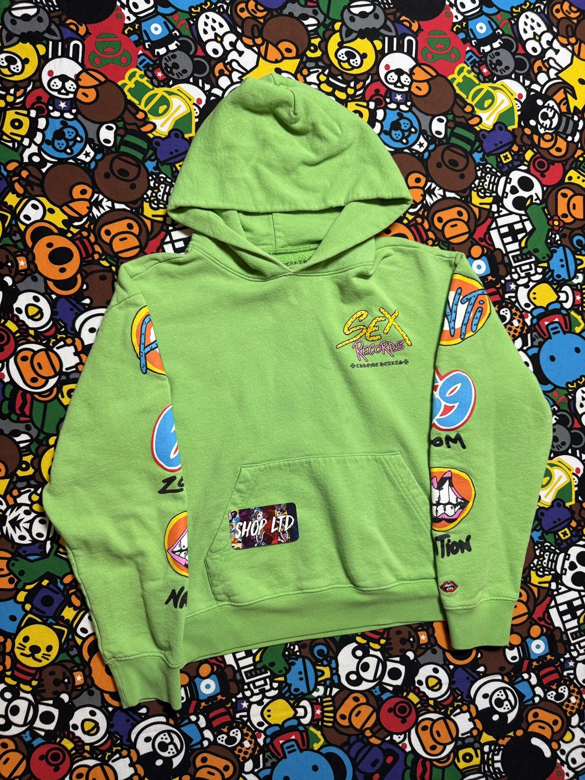 Chrome Hearts Chrome Hearts Green Matty Boy Records Pullover Hoodie Size US S / EU 44-46 / 1 - 2 Thumbnail