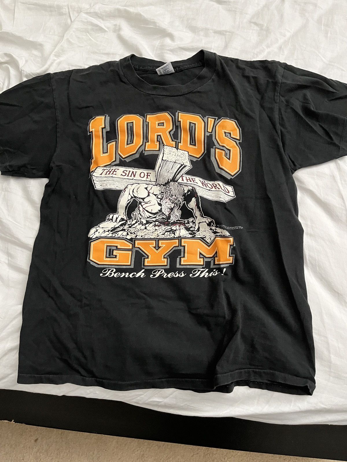 Vintage Lords gym vintage tee Size US L / EU 52-54 / 3 - 1 Thumbnail