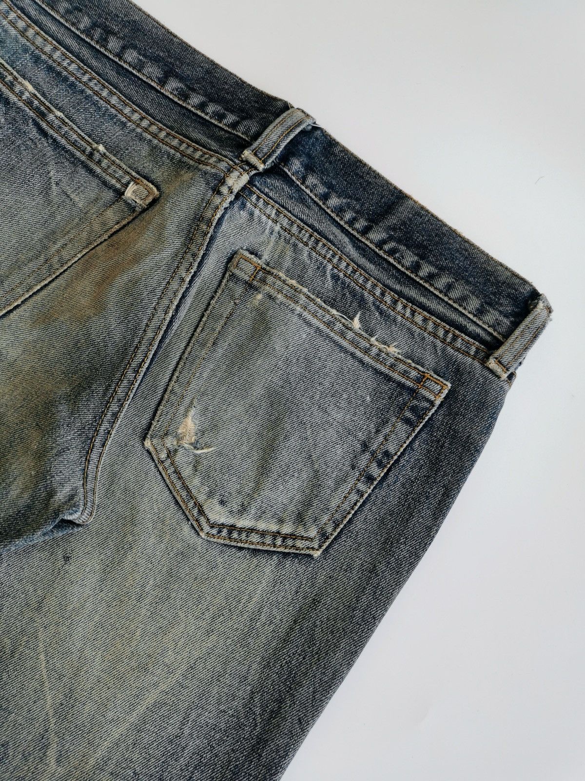 JACKROSE Bootcut Flare Mudmax Jackrose Thrashed Jeans ERD Grunge Size US 30 / EU 46 - 10 Thumbnail