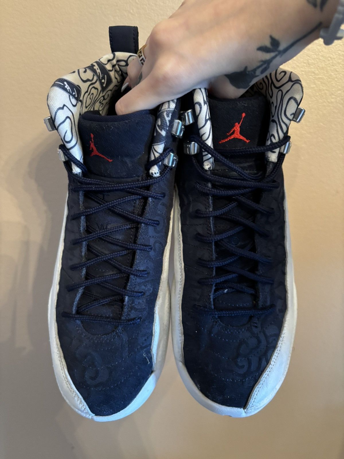 Jordan Brand Air Jordan 12 Retro GS ‘International Flight' Size US 6.5 / EU 39-40 - 3 Thumbnail
