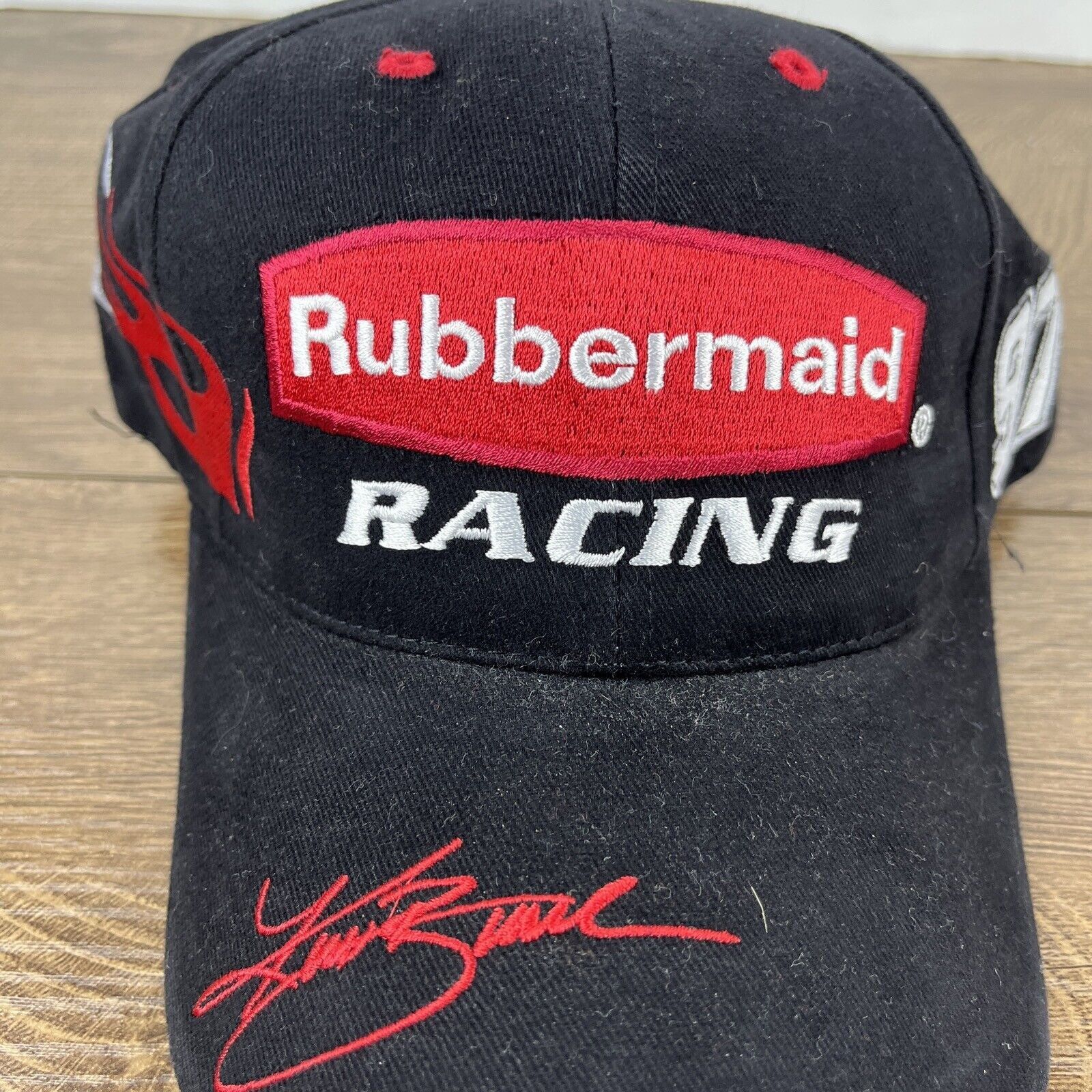 Other Rubbermaid Racing Hat Roush Racing Black Hat Adjustable NASC Size ONE SIZE - 6 Thumbnail