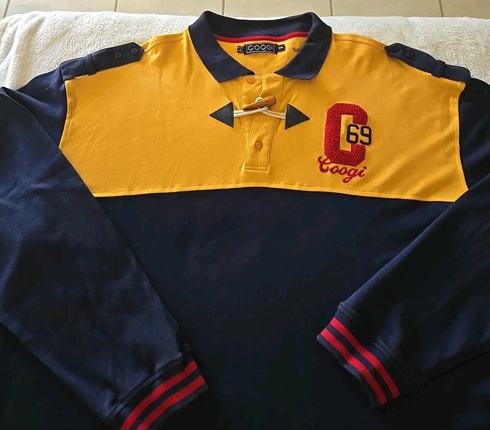 Coogi Coogi Luxe Shirt Men's XXL Polo Rugby Logo 69 Button Loop Size US XXL / EU 58 / 5 - 2 Thumbnail