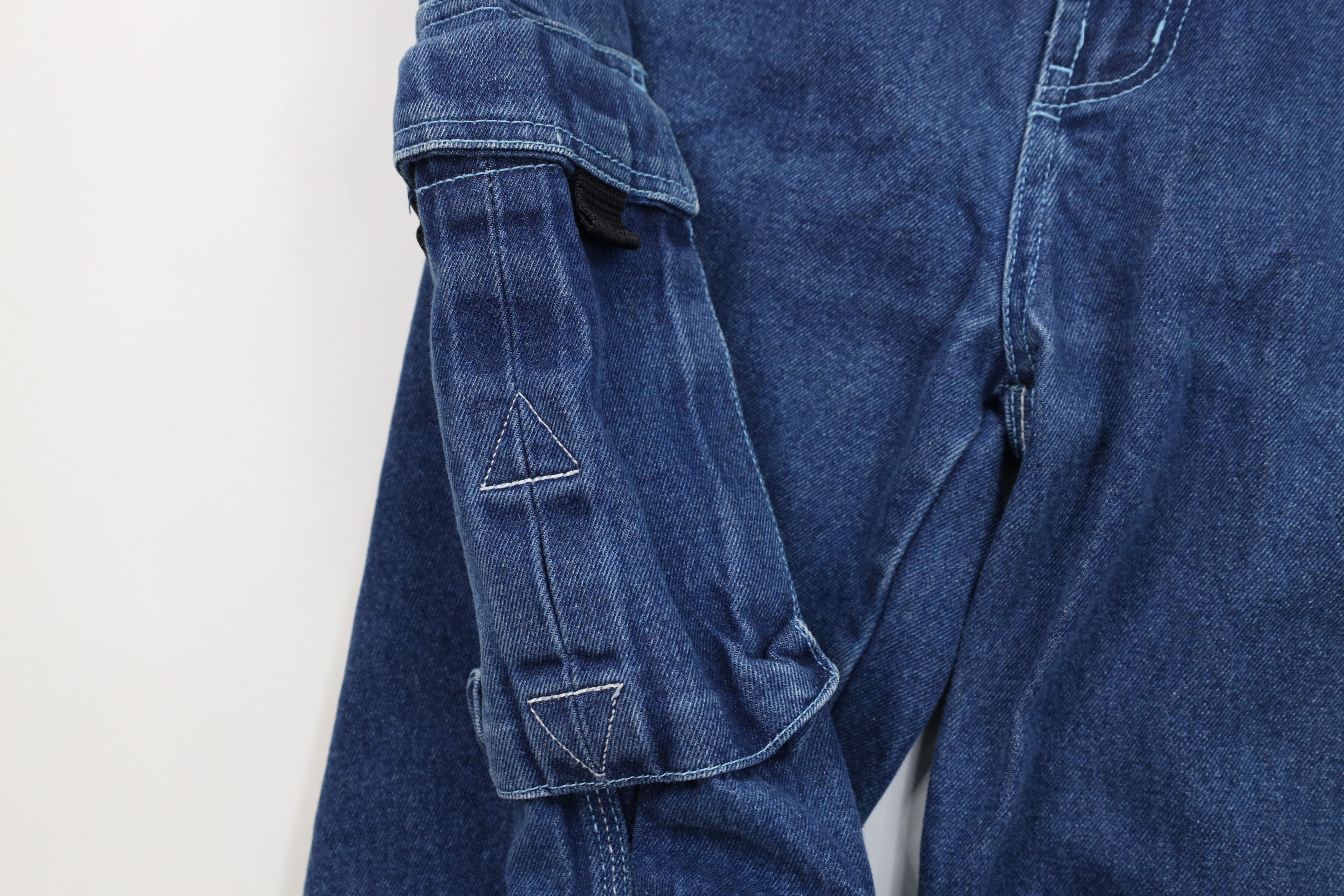 Vintage Vintage 90s Y2K Streetwear Skateboarding Denim Cargo Shorts Size US 36 / EU 52 - 6 Thumbnail