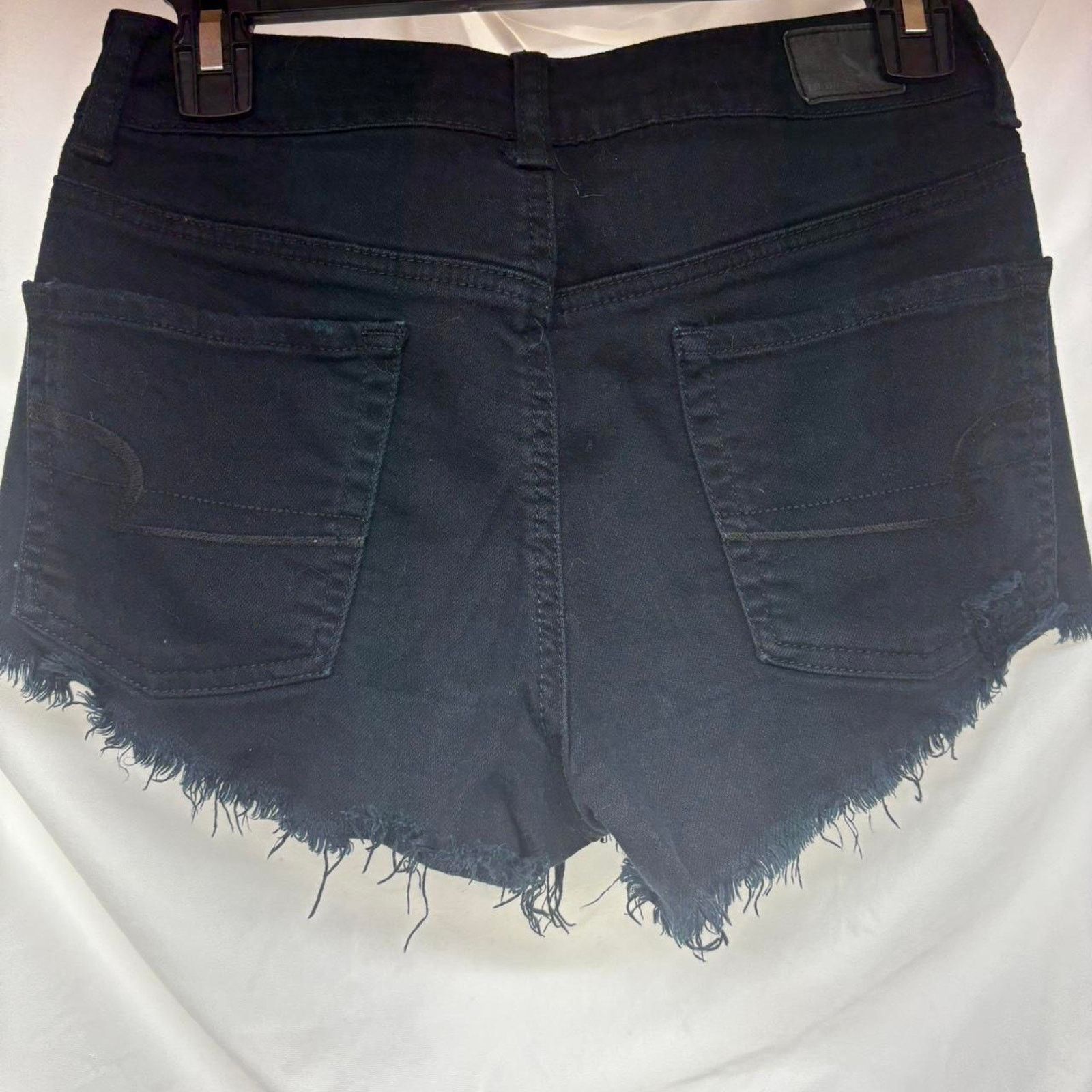 American Eagle Outfitters American eagle black distressed denim Size 26" / US 2 / IT 38 - 2 Thumbnail