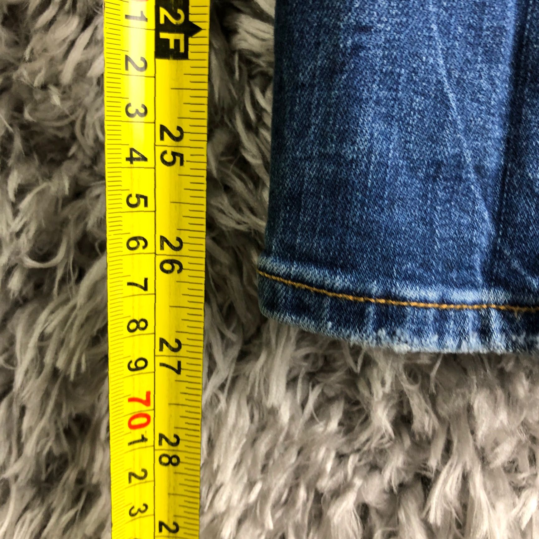 American Eagle Outfitters American Eagle Jeans Mens 28x28 Mid Rise Skinny Blue Denim 5-Pocket Regular Belt Loops Vintage No Size US 28 / EU 44 - 3 Thumbnail