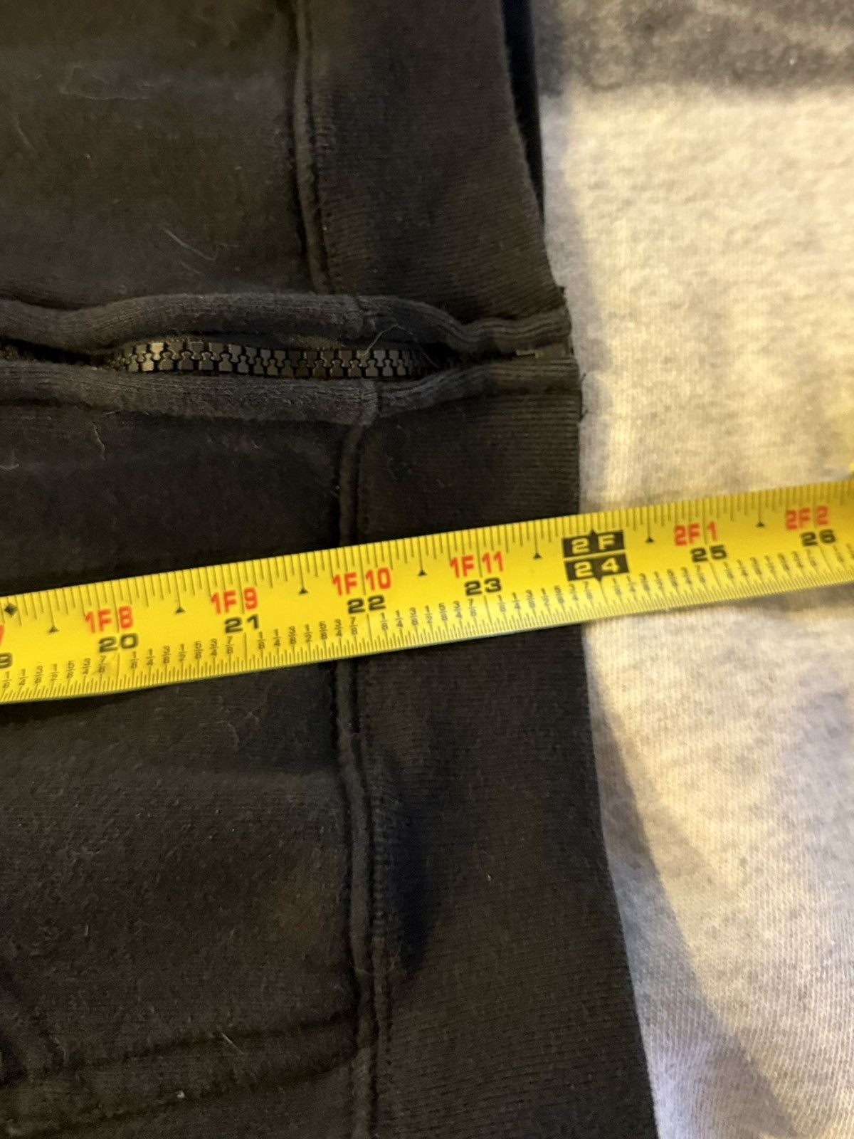 Vintage vtg y2k grim reaper skull zip up hoodie w/ sleeve hits Size US M / EU 48-50 / 2 - 8 Thumbnail