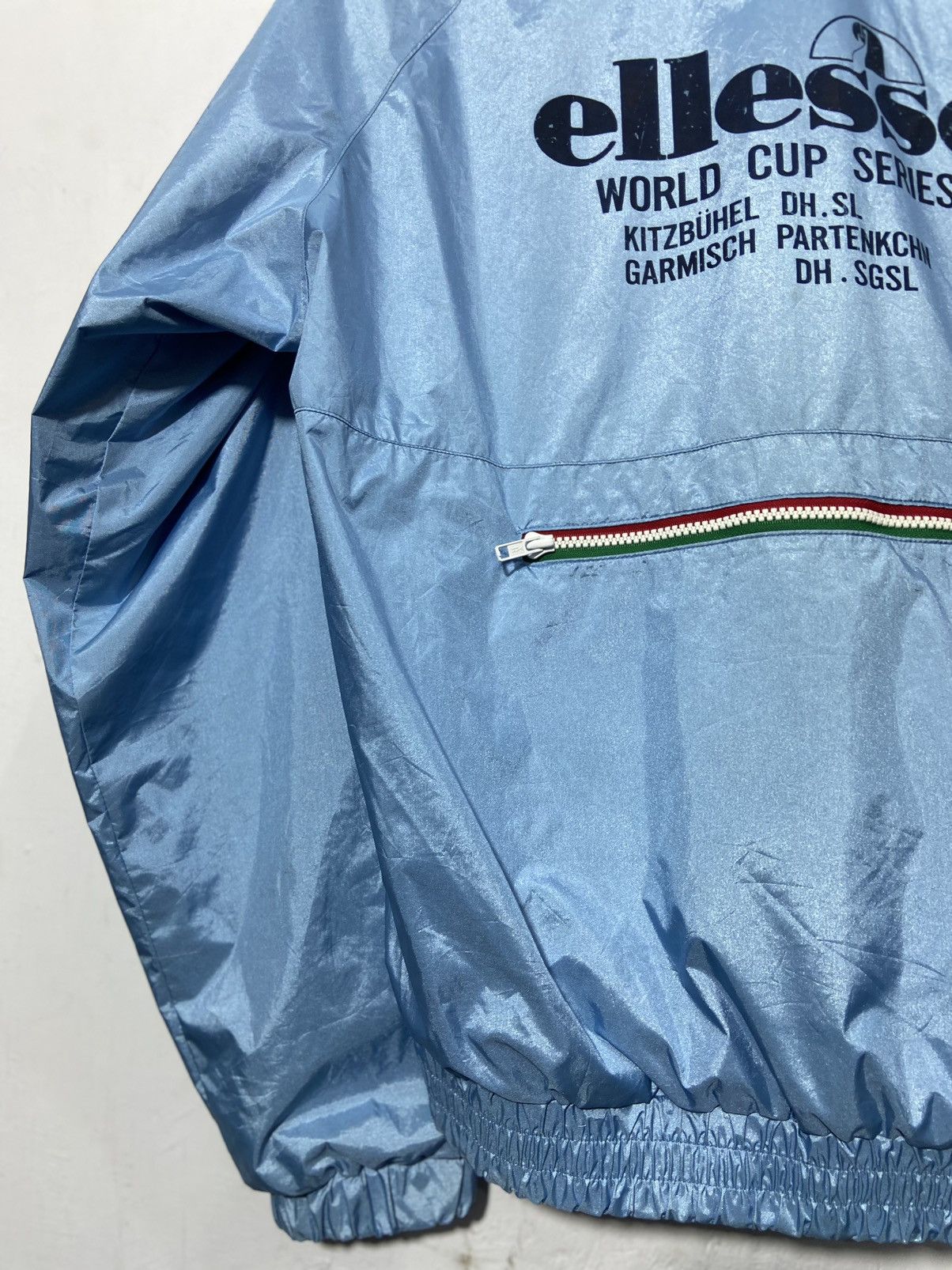 Ellesse × Vintage Vintage Ellesse Windbreaker Jacket Hidden Hoodie Size US L / EU 52-54 / 3 - 17 Thumbnail