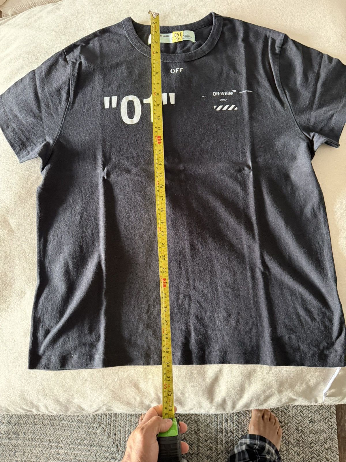 Off-White Off-White “01” Diagonals Tee Black L (Virgil Era) Size US L / EU 52-54 / 3 - 2 Thumbnail