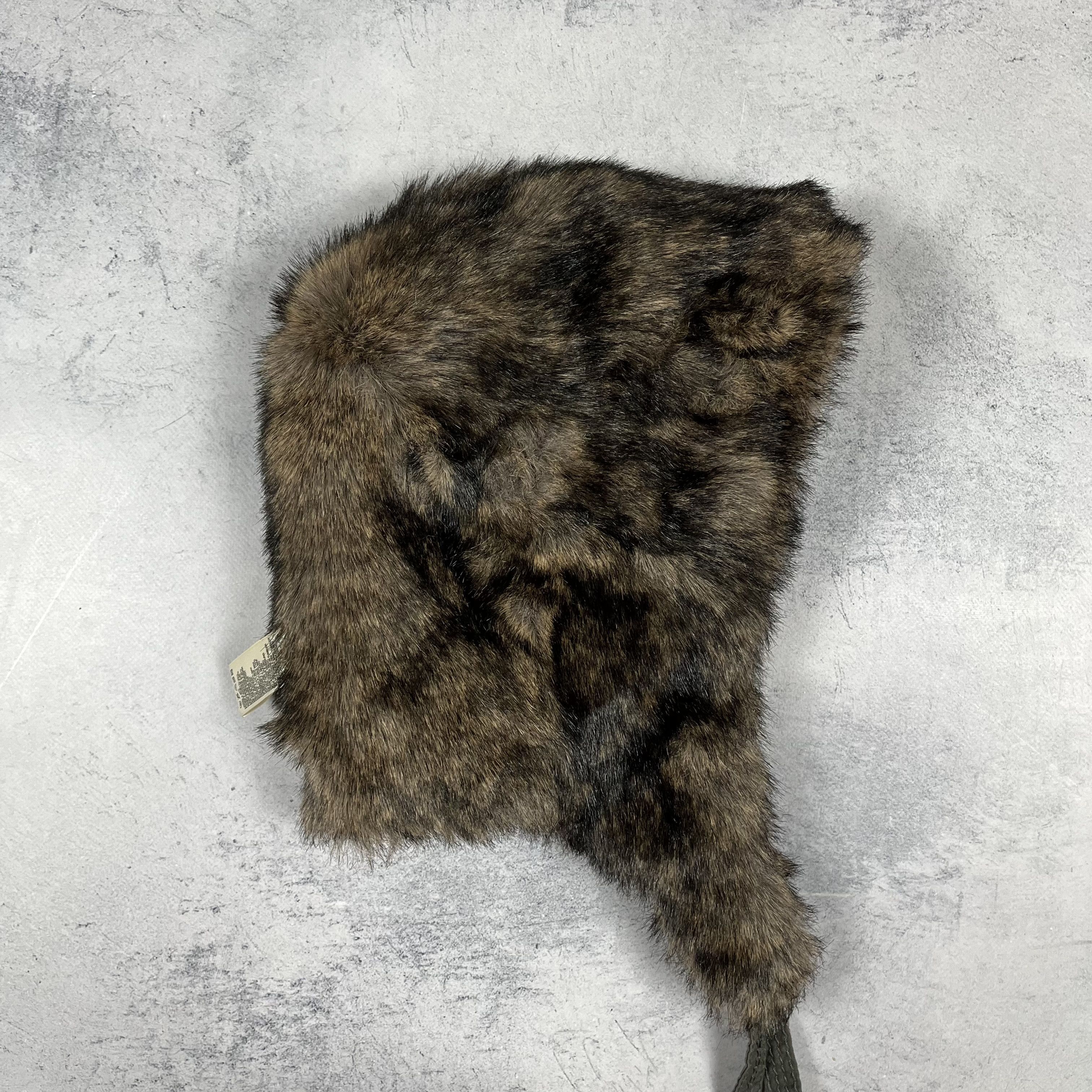 Diesel Vintage Diesel Y2K Faux Fur Aviator Hat Earflap Cap 00’s Size ONE SIZE - 11 Thumbnail