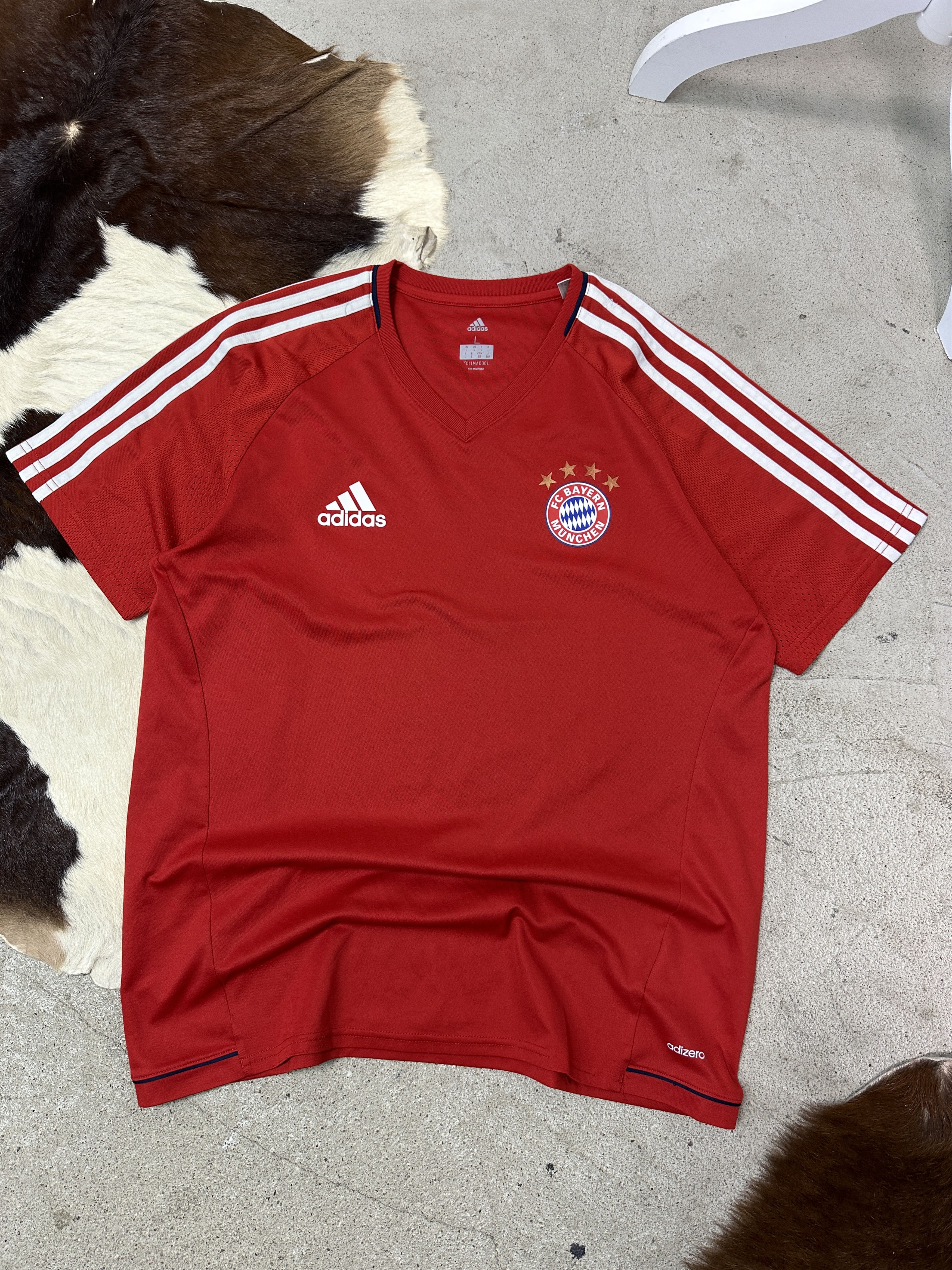 Adidas Vintage Sporty Streetwear Adidas Bayern Jersey Y2K Size US L / EU 52-54 / 3 - 1 Thumbnail