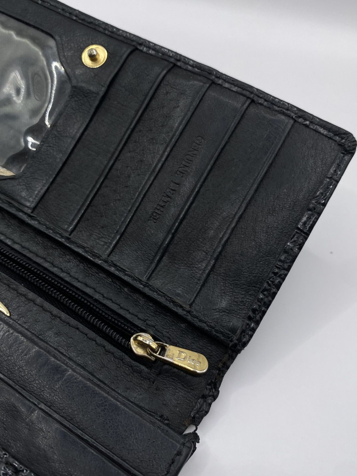Christian Dior Monsieur Christian Dior vintage leather wallet Size ONE SIZE - 4 Thumbnail