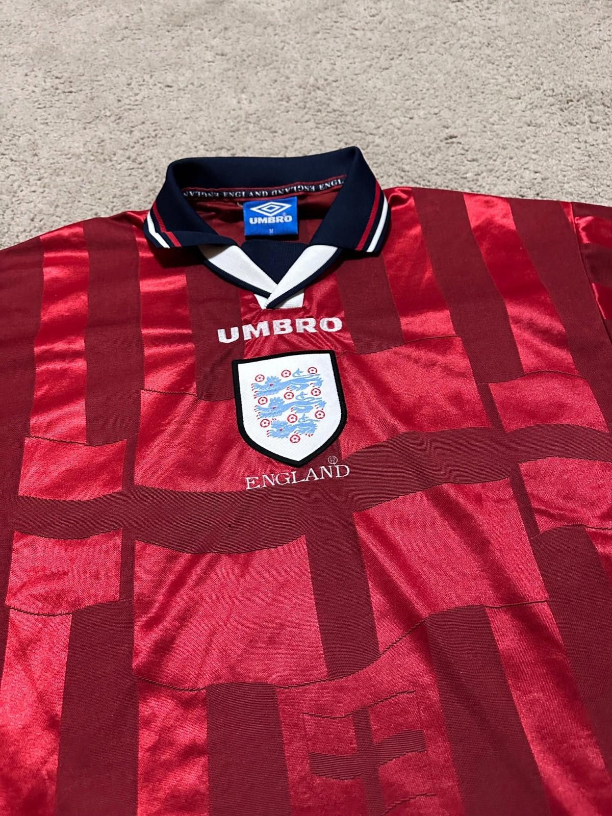Umbro England 1997/99 Umbro Vintage Football Shirt Soccer Jersey Size US M / EU 48-50 / 2 - 4 Thumbnail