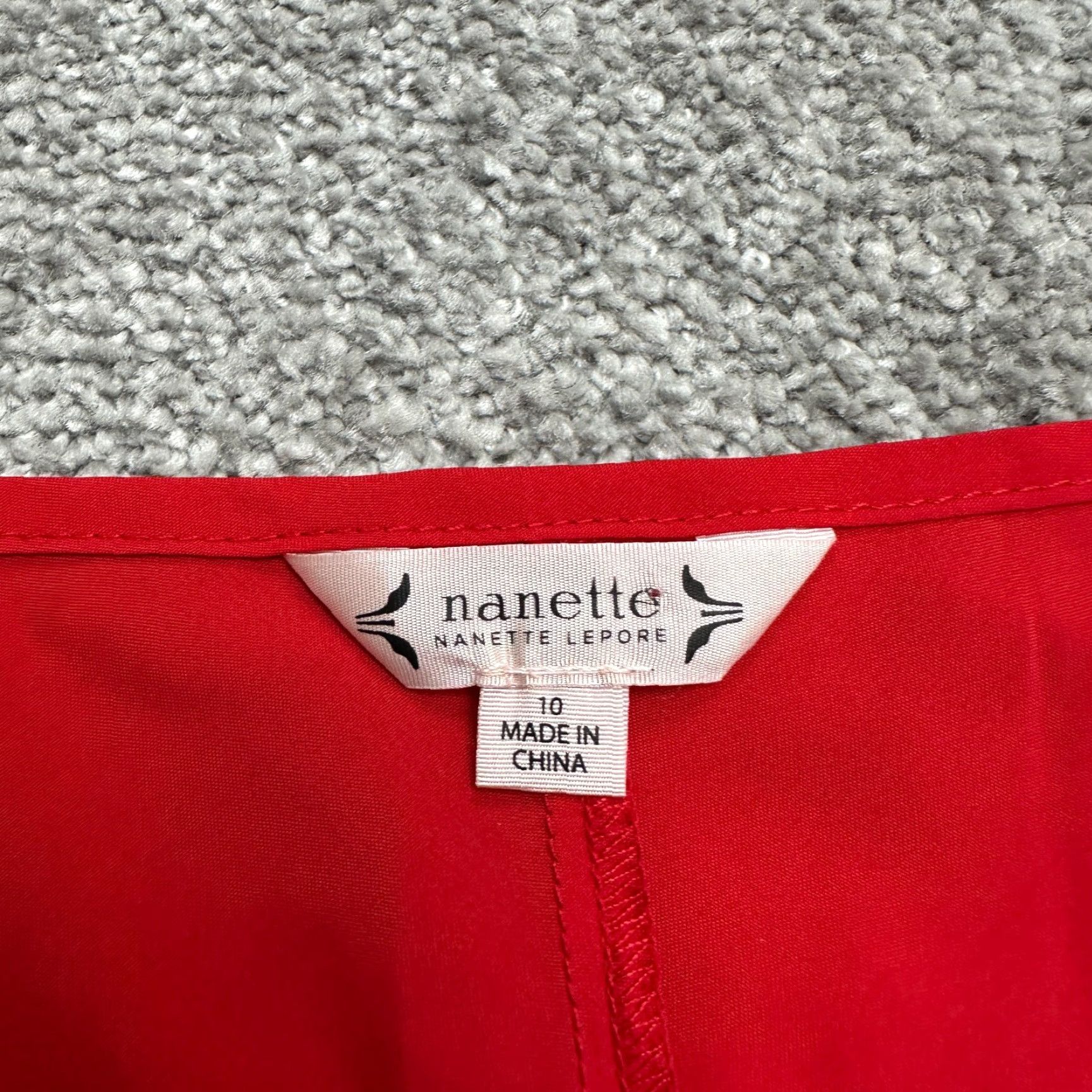 Nanette Lepore Nanette Lepore Slip Dress Womens 10 Red Camisole Spaghetti Adjustable Strap NWOT Dress Slip Red Nanette Lepore Womens 10 Size L / US 10 / IT 46 - 4 Thumbnail