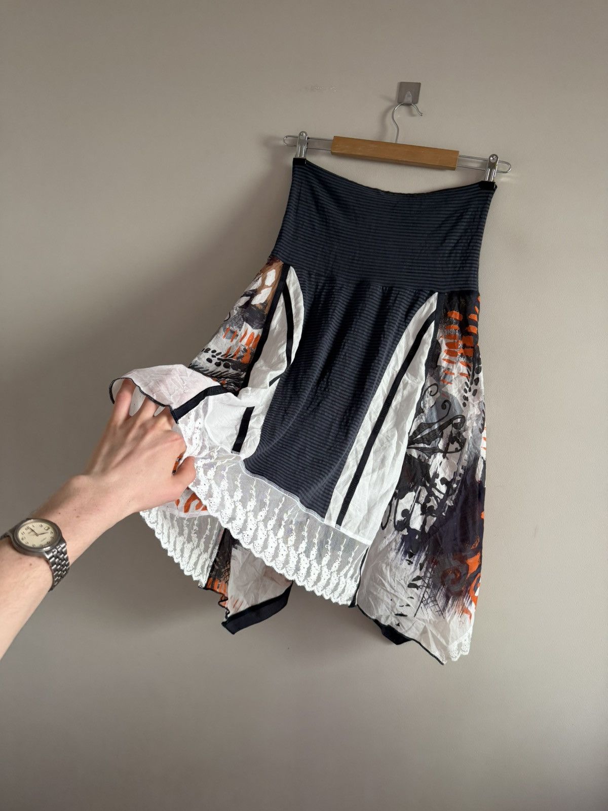 Other Beate Heymann Asymmetric Printed Skirt Size 34" / US 12 / IT 48 - 7 Thumbnail