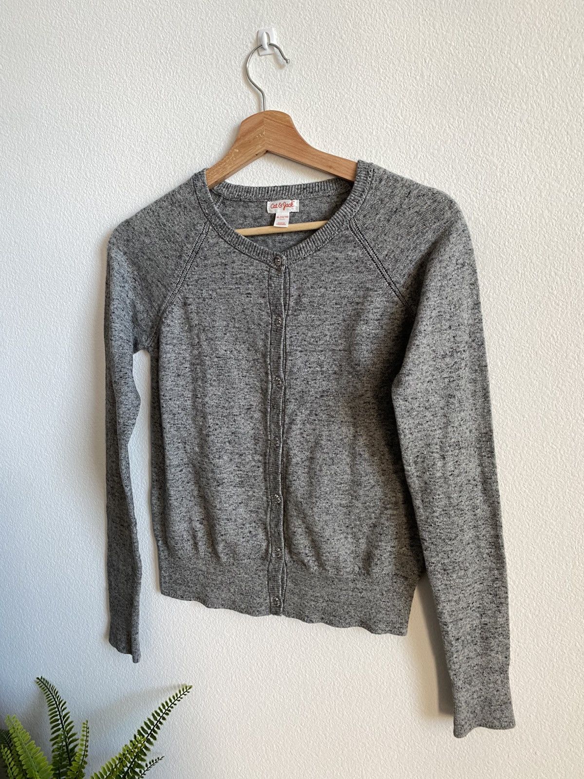 Other Knit Grey Cardigan Sweater Size XL / US 12-14 / IT 48-50 - 3 Thumbnail