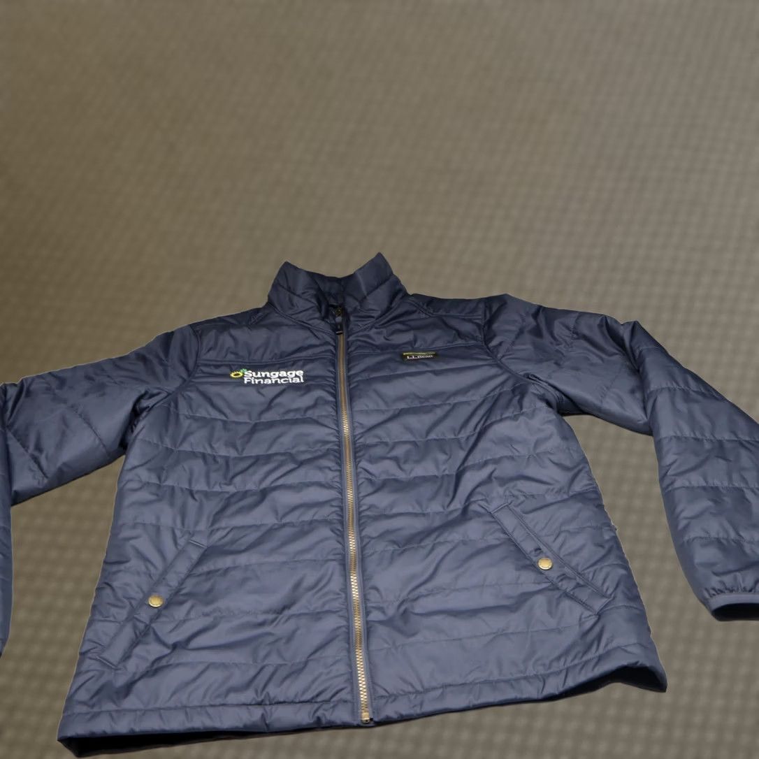 Vintage LL.Bean Jacket Men Large Blue Mountain Classic Quilted Insulated Puffer LOGO Size US L / EU 52-54 / 3 - 1 Thumbnail