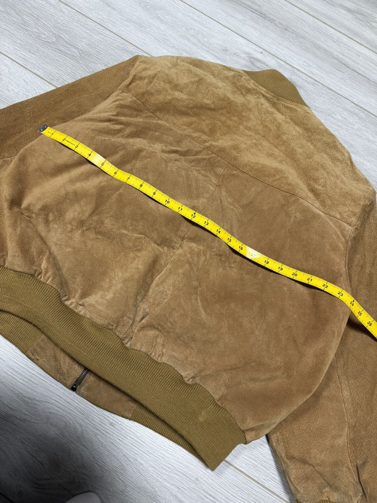 Genuine Leather Leather suede bomber jacket zip vintage Size US M / EU 48-50 / 2 - 11 Thumbnail