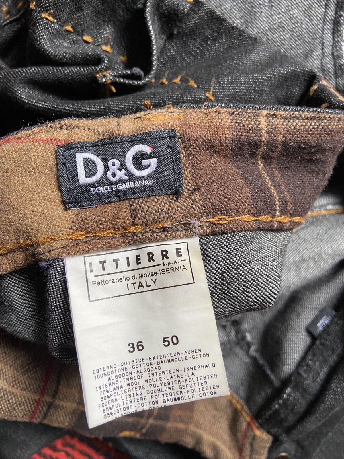 Dolce & Gabbana Dolce & Gabbana baggy jeans rap cargo Size US 34 / EU 50 - 13 Thumbnail