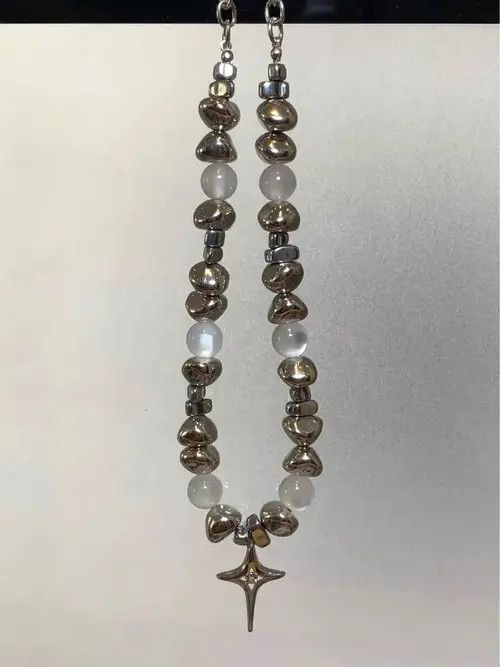 Jewelry Punk Cross Star Pendant Necklaces Size ONE SIZE - 2 Thumbnail