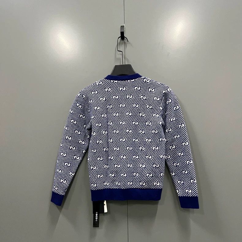 Gucci Gucci Size 10 Full-print striped GG knitted cardigan jacke Size M / US 6-8 / IT 42-44 - 2 Thumbnail