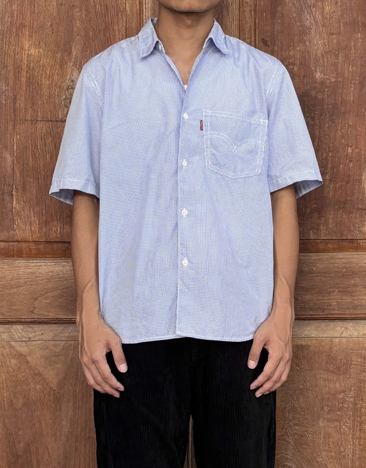 Junya Watanabe FREE TAX! Levis Collabs Plaid SS Shirt Size US S / EU 44-46 / 1 - 1 Thumbnail
