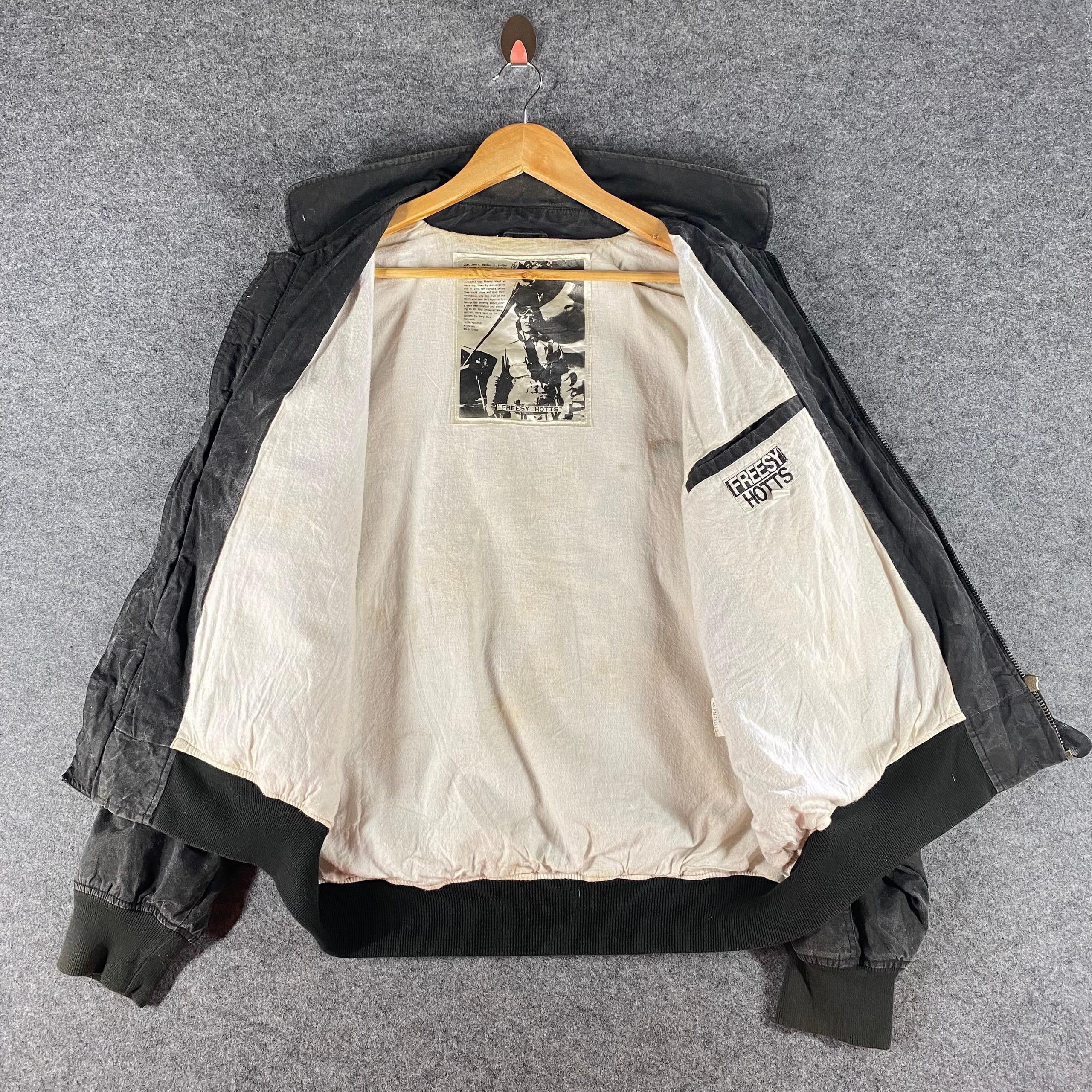 Japanese Brand Vintage Us Marine Air Fressy Hotts Bombers Jacket Size US L / EU 52-54 / 3 - 8 Thumbnail