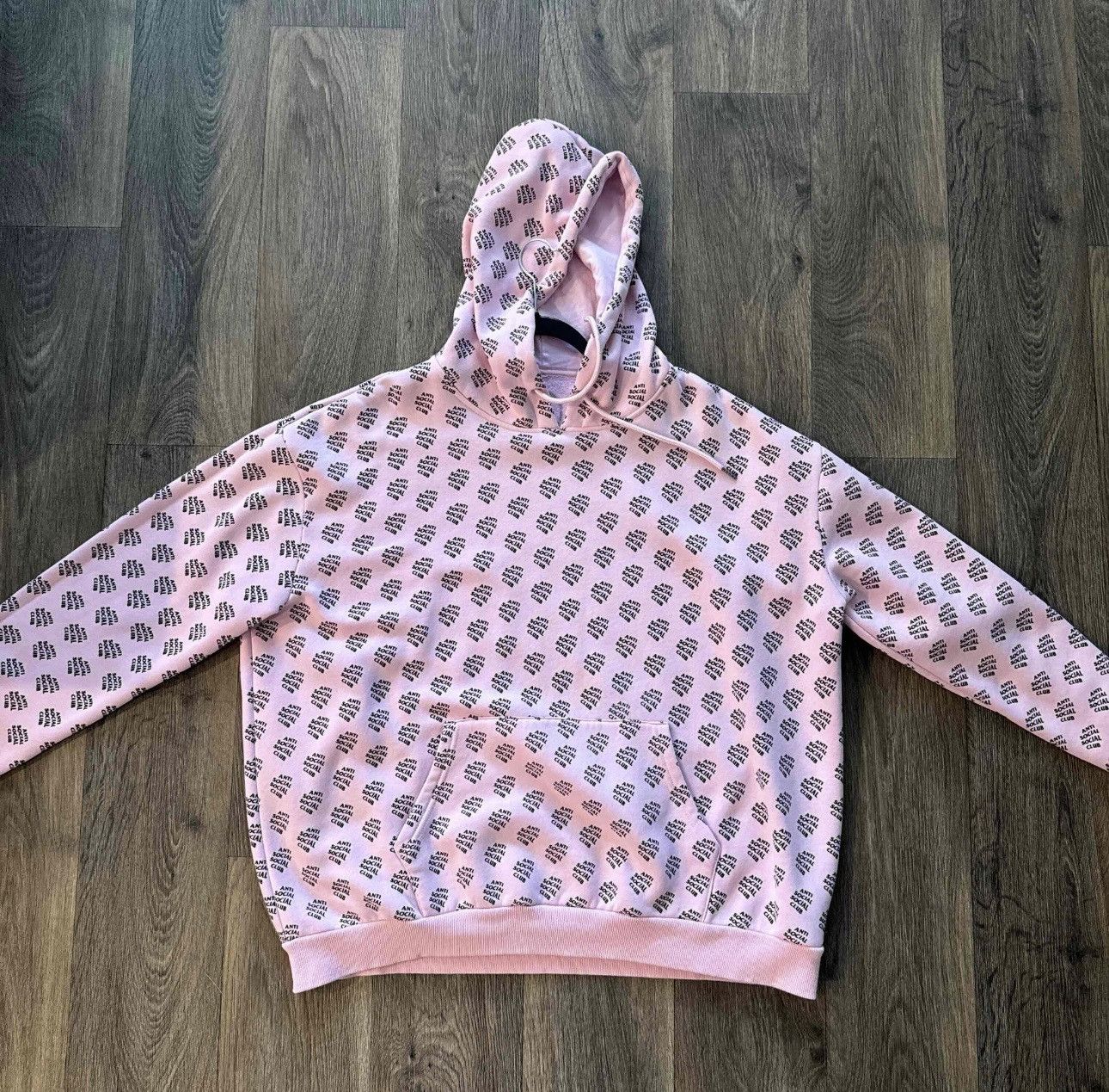 Anti Social Social Club Anti Social Social Club All Over You Hoddie 'Pink Size US XXL / EU 58 / 5 - 2 Thumbnail