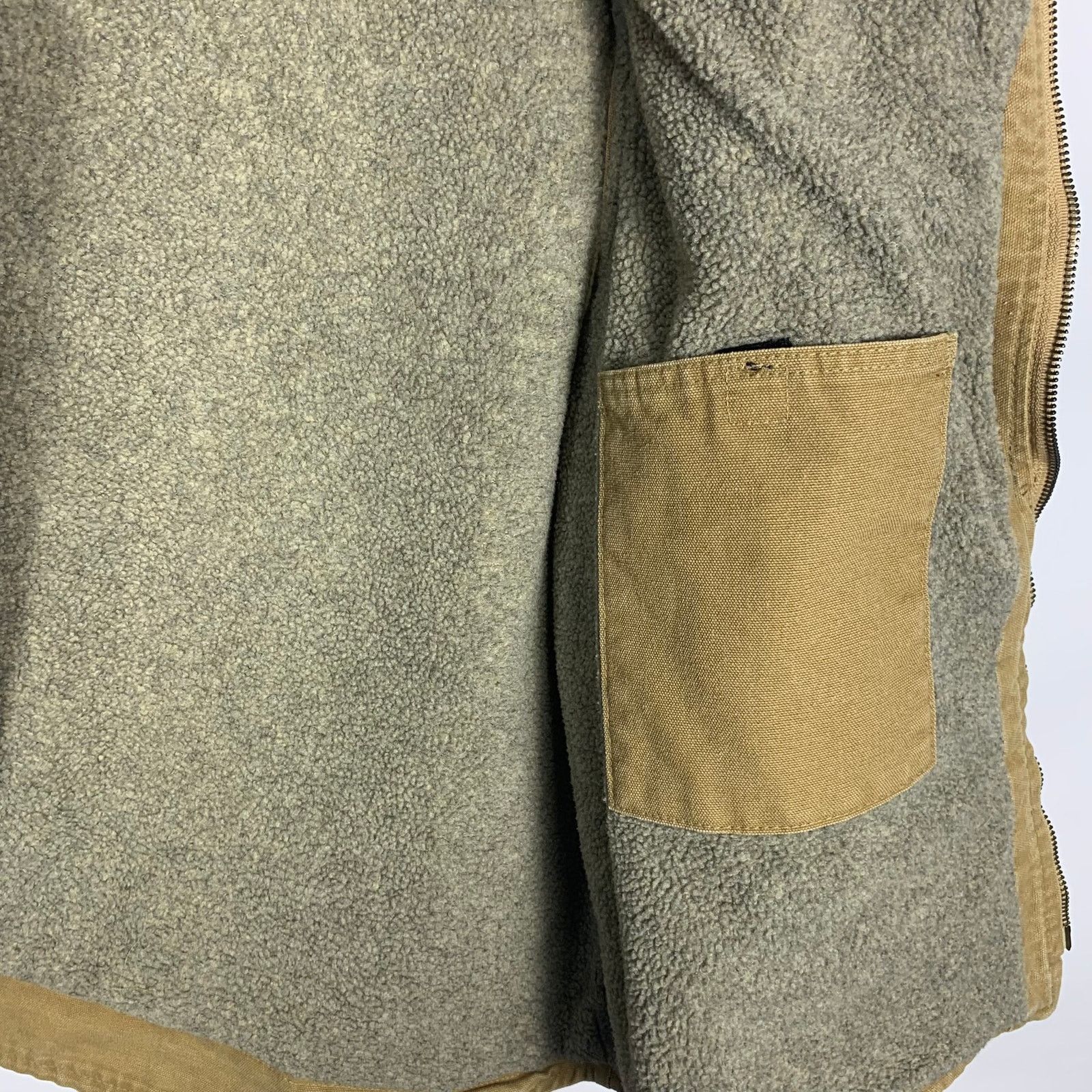 Carhartt Carhartt Sandstone Rugged Vest Men's 2XT Tan Sherpa Lined Size US XXL / EU 58 / 5 - 7 Thumbnail
