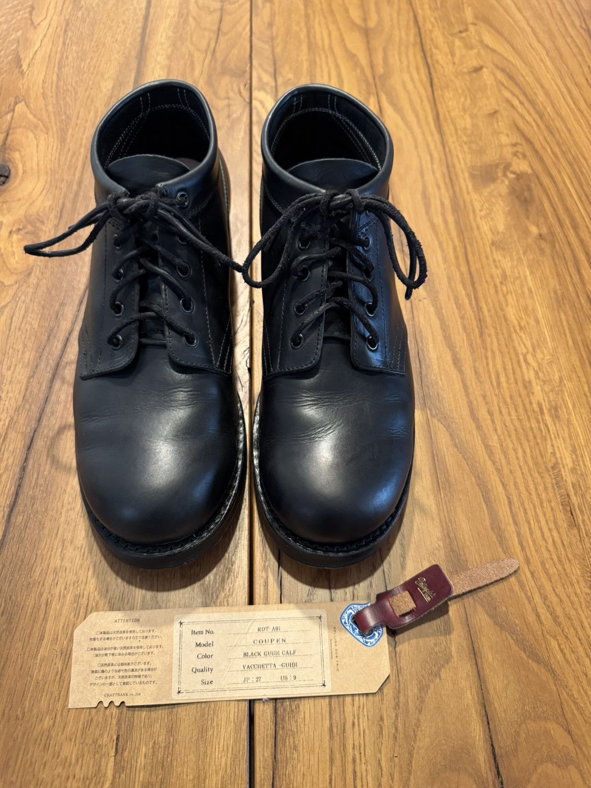 Rolling Dub Trio COUPEN MID-CUT BOOTS - BLACK GUIDI CALF | Grailed