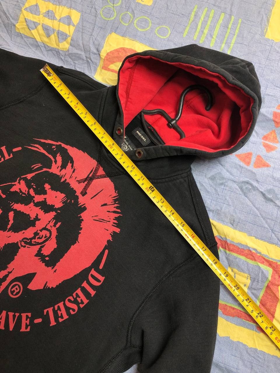Diesel Diesel Vintage Hoodie Y2K Big Logo Size US S / EU 44-46 / 1 - 16 Thumbnail