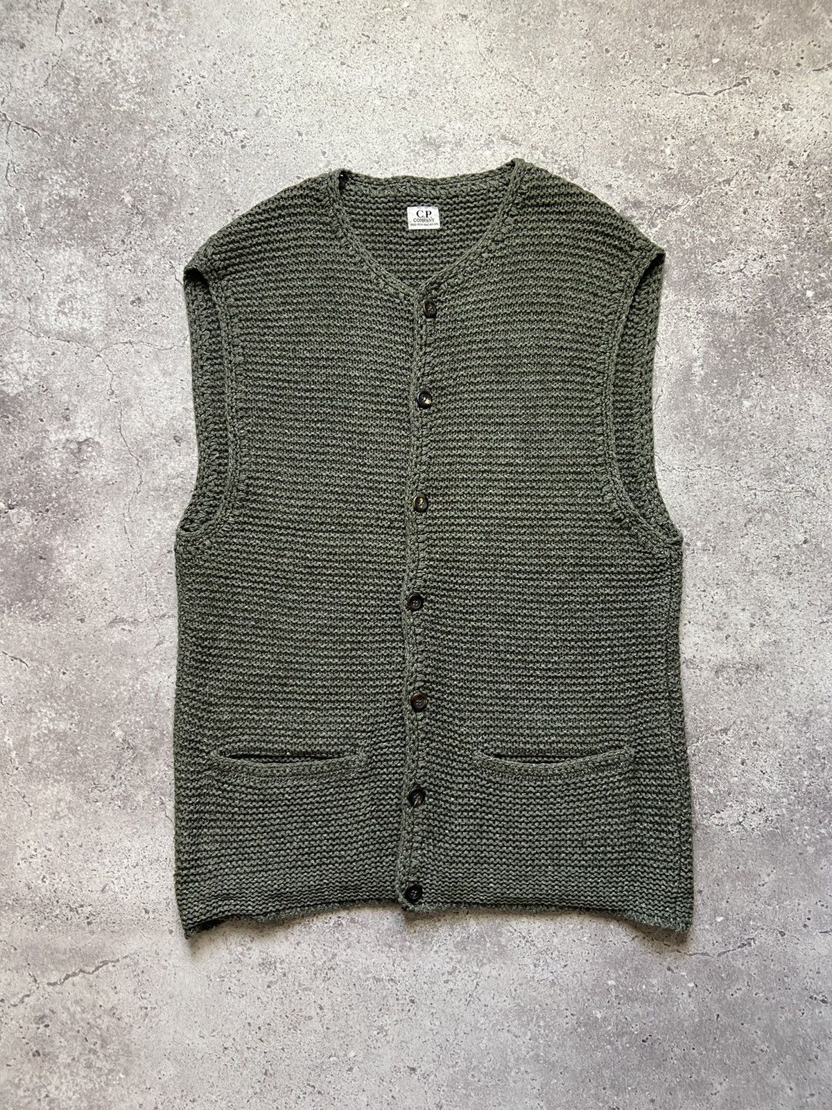 CP Company Ideas From Massimo Osti Sweater Knit Vest Vintage