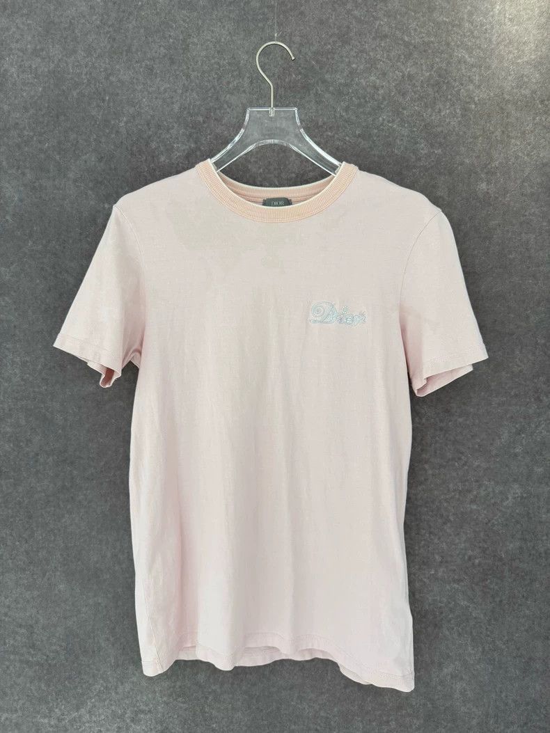 Dior Dior Co-branded cotton plain knitted short-sleeved T-shirt Size S / US 4 / IT 40 - 1 Thumbnail