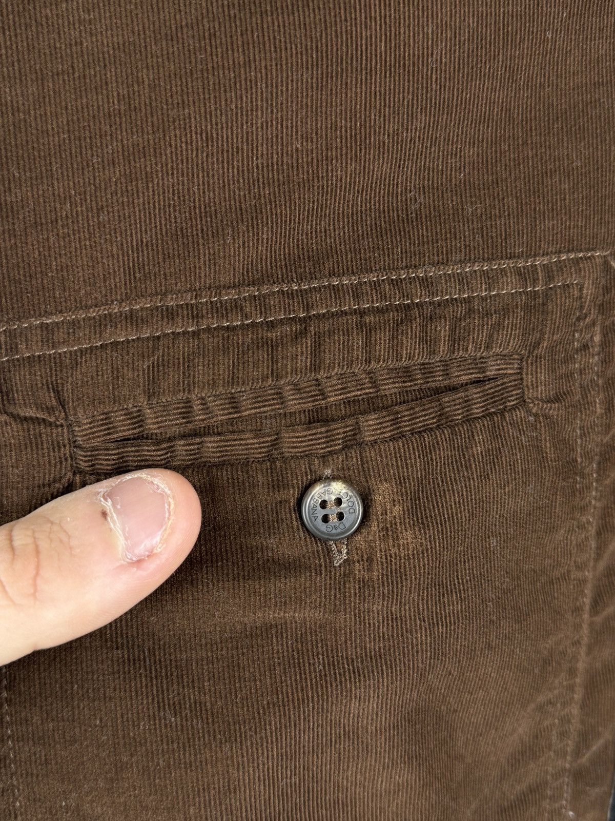 Dolce & Gabbana Vintage Dolce & Gabbana Shirts Button Up velvet corduroy y2k Size US M / EU 48-50 / 2 - 5 Thumbnail