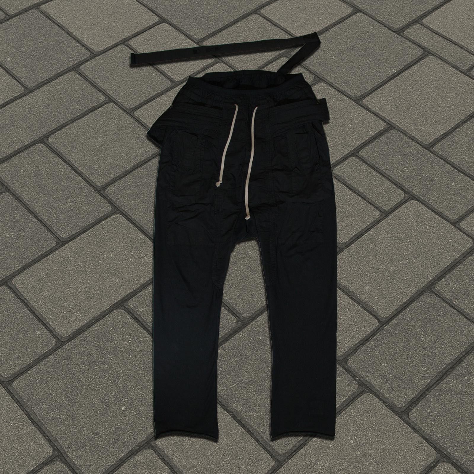 Rick Owens GLITTER FW17 CARGO JOGGERS / RU17F8390-BA | Grailed