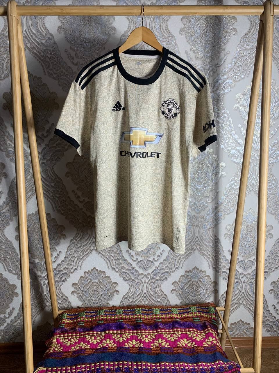 Vintage ADIDAS FC MANCHESTER UNITED ENGLAND SOCCER JERSEY RETRO Y2K Size US L / EU 52-54 / 3 - 1 Thumbnail