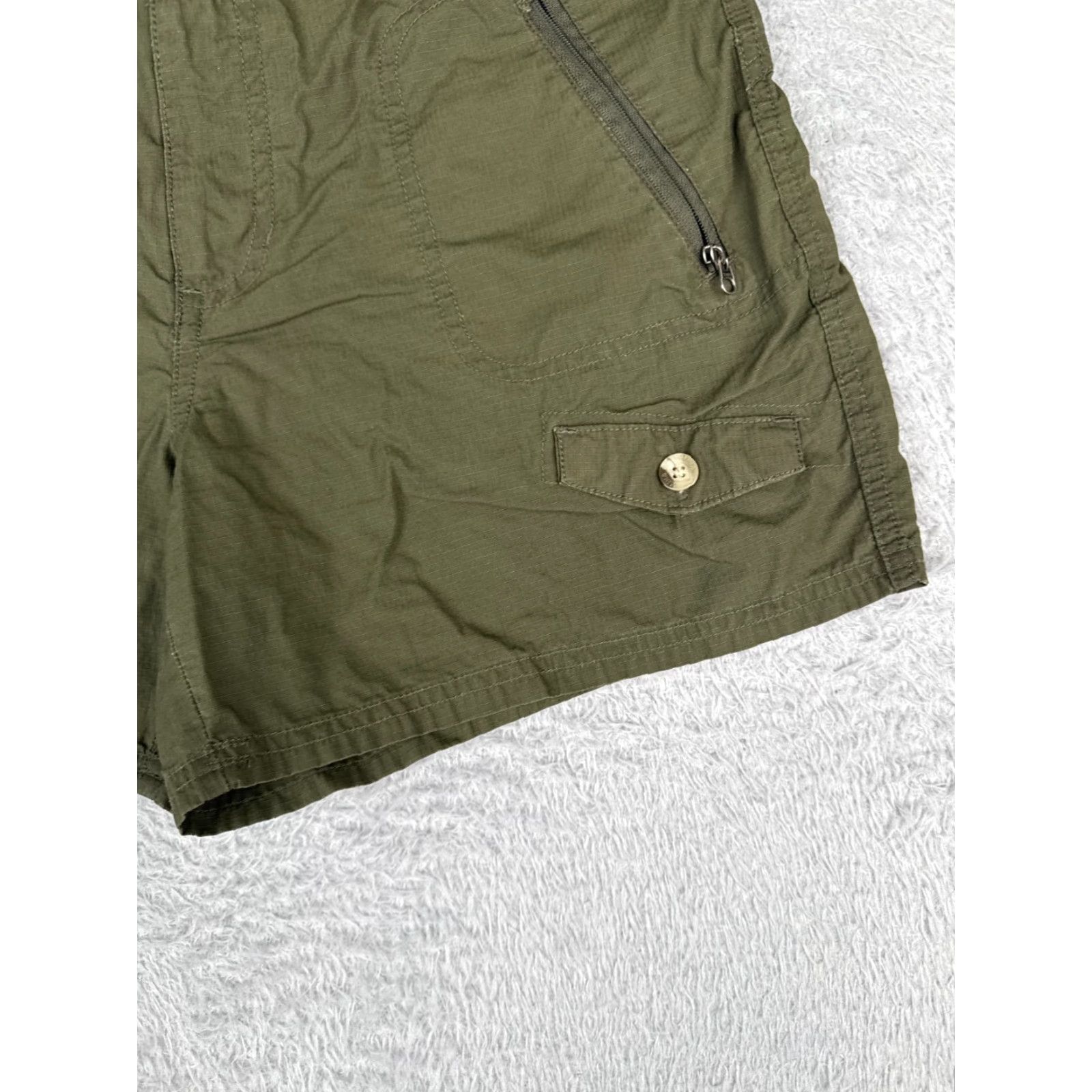 Vintage VINTAGE Columbia Shorts Women 10 Green Cargo Rip-Stop 100% Cotton XCO Hike Camp Size 32" / US 10 / IT 46 - 2 Thumbnail