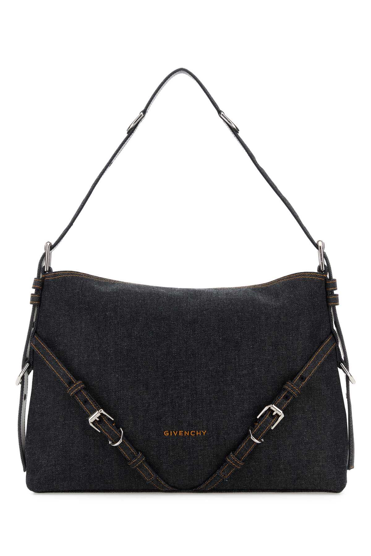 Givenchy Denim Medium Voyou Shoulder Bag Size ONE SIZE - 1 Thumbnail