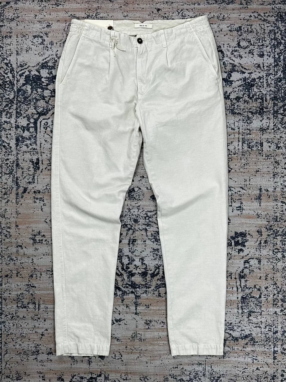 Designer Luxury Briglia 1949 Linen Chino Pants Made In Italy Size US 32 / EU 48 - 1 Thumbnail