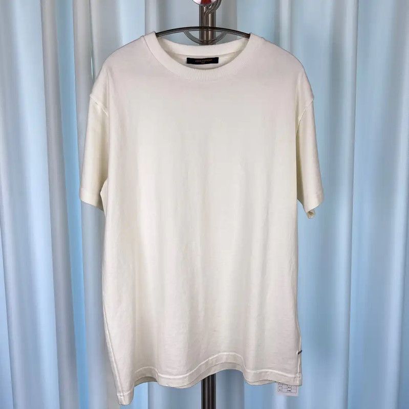 Louis Vuitton Louis Vuitton White Cotton Men's T-Shirt 0089 Size US M / EU 48-50 / 2 - 1 Thumbnail