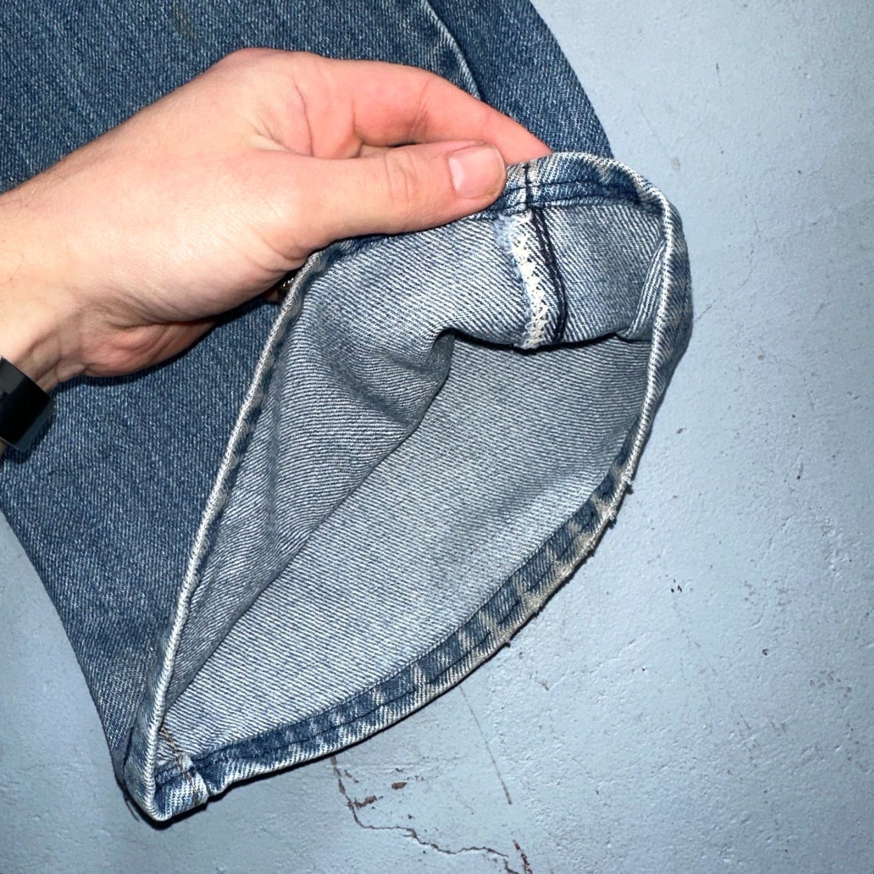 Levi's VINTAGE Levi's 517 Jeans Boy—Levi's 517 Bootcut Denim Blue 38x32 USA 80s Talon Act Orange Tab Mens Regular Cotton Size US 38 / EU 54 - 4 Thumbnail