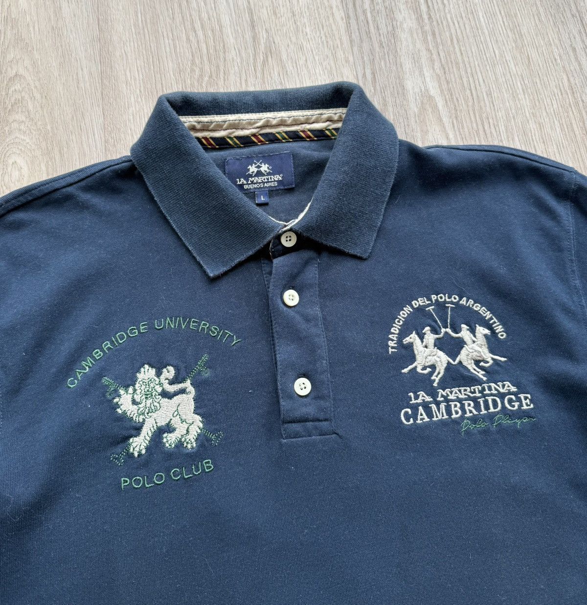 La Martina Vintage La Martina Cambridge #1 Long Sleeve Polo T-Shirt Size US L / EU 52-54 / 3 - 4 Thumbnail
