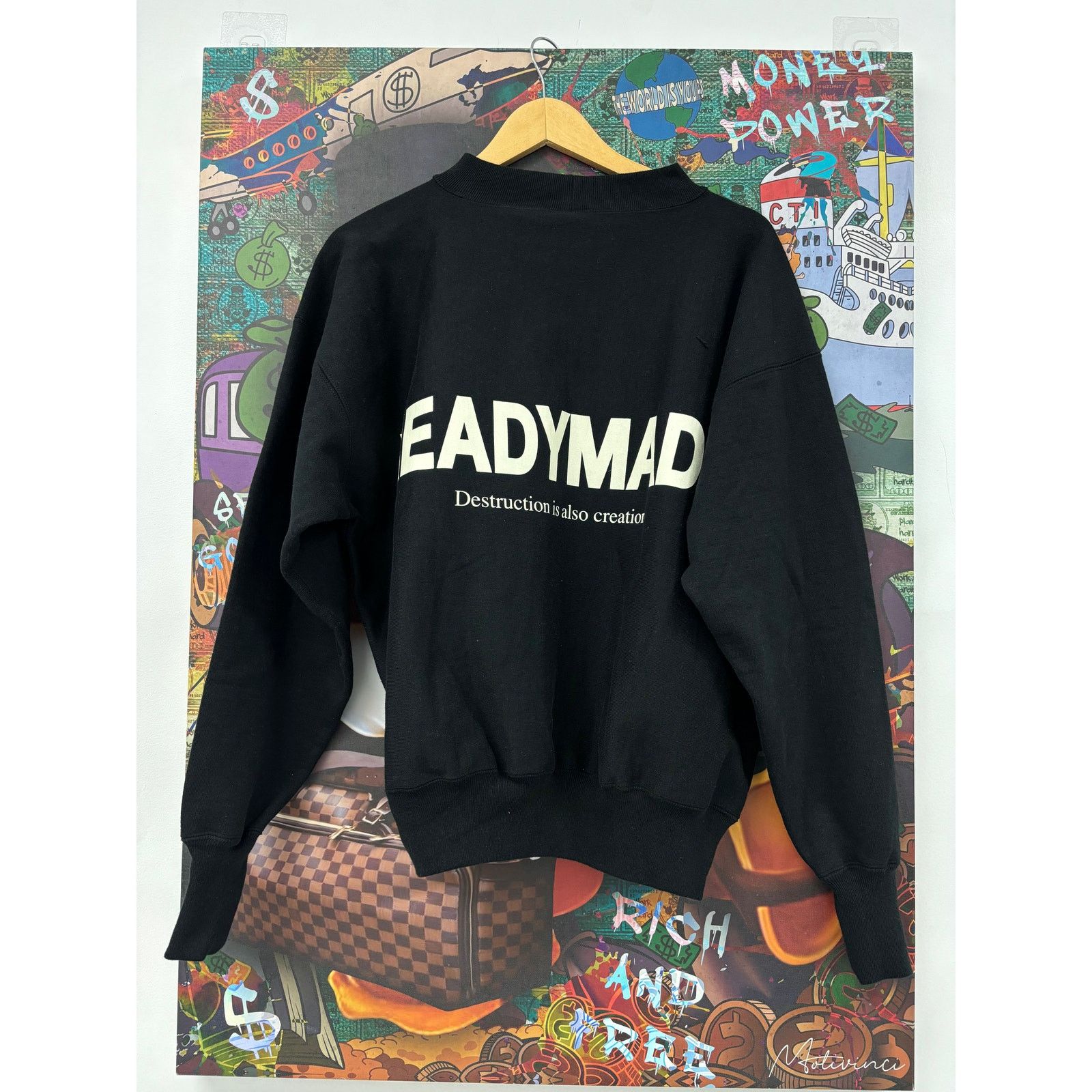 READYMADE Ready Made Crewneck Black New Small With Tags Size US S / EU 44-46 / 1 - 1 Thumbnail