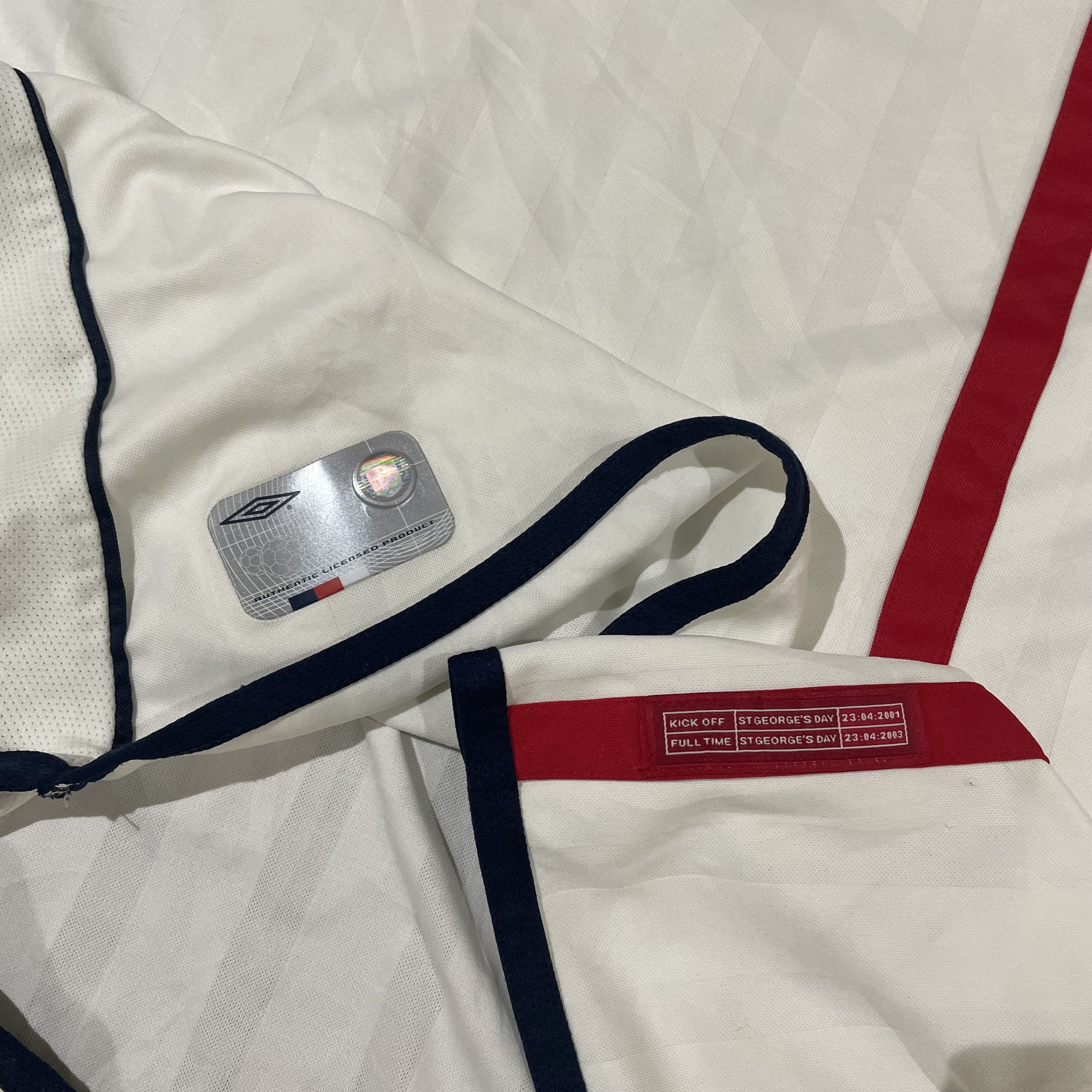 Umbro × Vintage Umbro England National Team 2001-2003 Home Jersey XXL Size US XXL / EU 58 / 5 - 3 Thumbnail