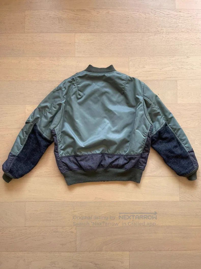 Junya Watanabe Junya Watanabe Air Force Patchwork Baseball Cotton Jacket Size L / US 10 / IT 46 - 2 Thumbnail