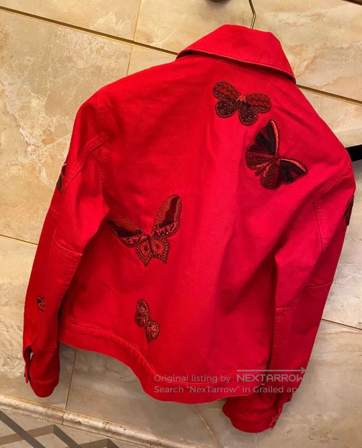 Valentino Valentino Embroidered Butterfly Jacket. Size US S / EU 44-46 / 1 - 5 Thumbnail